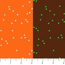 Sweet Treats Stars Orange Glow in the Dark from Northcott