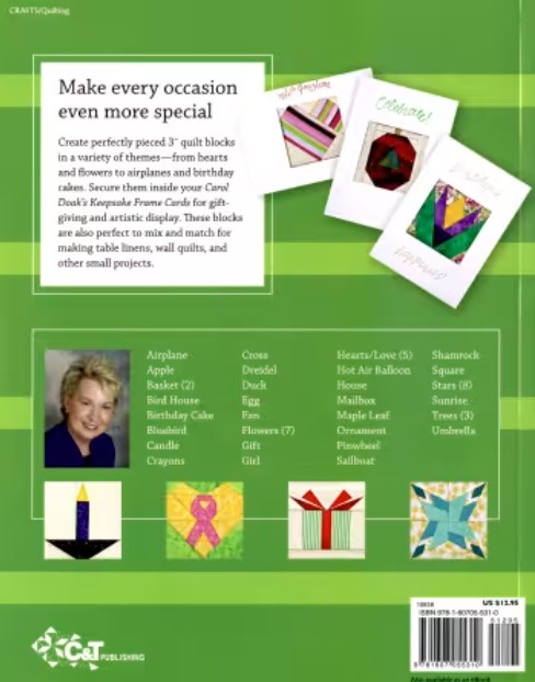 50 Little Paper Pieced Blocks Book by Carol Doak