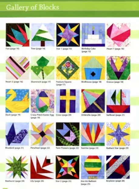50 Little Paper Pieced Blocks Book by Carol Doak