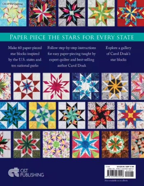 60 FabulousPaper Pieced Stars 2nd edition by Carol Doak