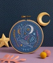 Celestial Hare Mini Embroidery Kit by Hawthorn Handmade