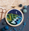 Celtic Cliffs Mini Embroidery Kit by Hawthorn Handmade
