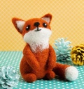 Fox Cub Mini Needle Felting Kit by Hawthorn Handmade