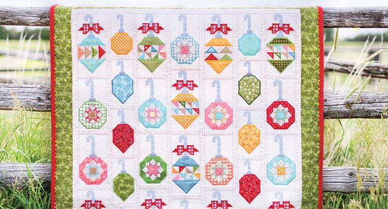 Decorating the Tree Machine Embroidery Large Wall Kit by Lori Holt PREORDER