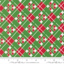 Snow Time Vintage Plaid Evergreen by Me and My Sister Designs from Moda Fabrics