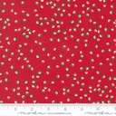 Snow Time Jolly Dot Poinsettia Red by Me and My Sister Designs from Moda Fabrics