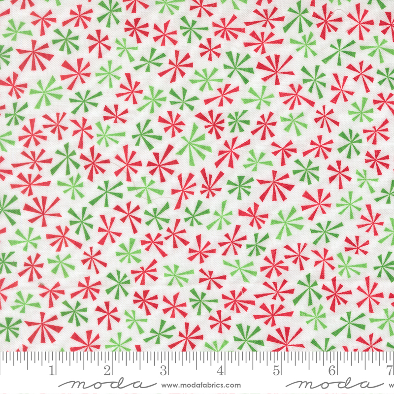 Snow Time Tinsel Winter White by Me and My Sister Designs from Moda Fabrics