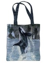 Naturescapes Voyage Orca Tote Bag Panel from Northcott Fabrics