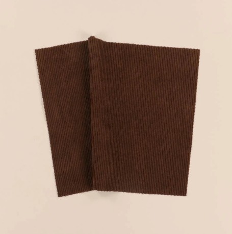 Brown Ribbed Fabric from Kimber Bell