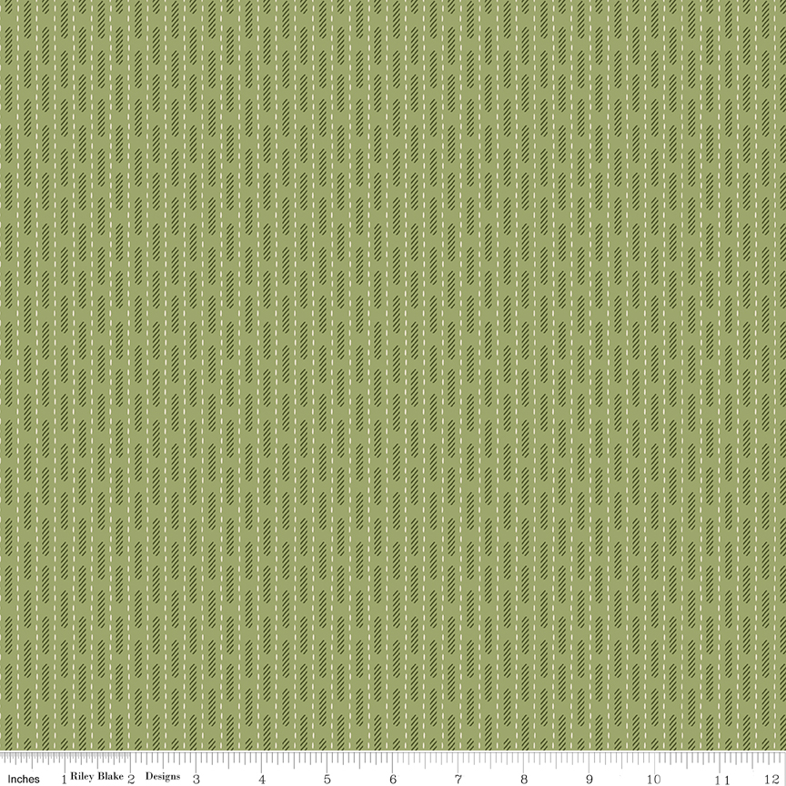Baked With Love Dish Towel Thyme by Lori Holt from Riley Blake Designs