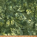 Big Foot X-Ray Leaves Tavarua Bali Batik from Hoffman Fabrics