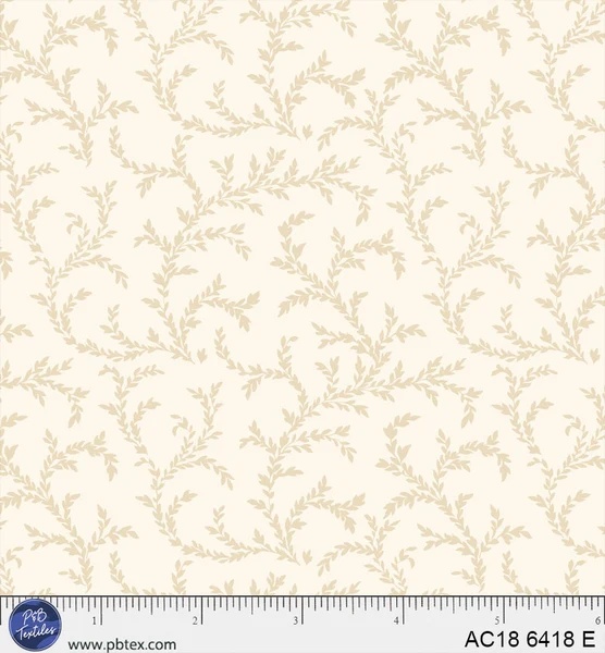 Apple Cider 18 Meandering Vines from P&B Textiles