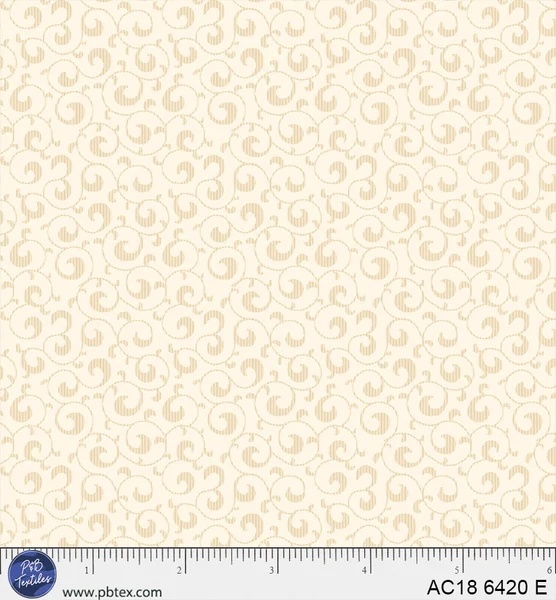 Apple Cider 18 Striped Scroll from P&B Textiles