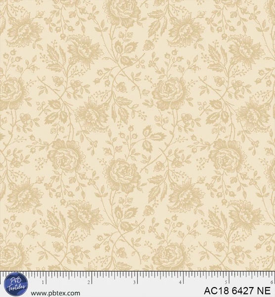 Apple Cider 18 Allover Rose from P&B Textiles