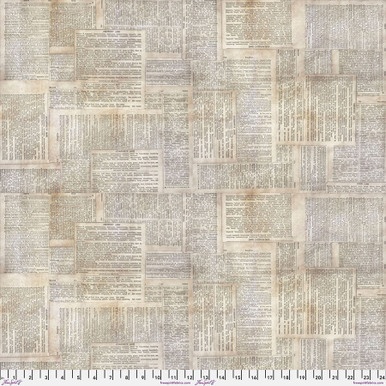 Dictionary Neutral by Tim Holtz from FreeSpirit Fabrics