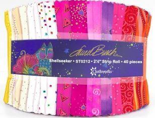 Basics Shelseeker 2.5" Strip Roll By Clothwork Fabrics 