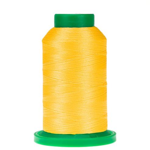 Isacord Bright Yellow Polyester Embroidery Thread - 2922-0700