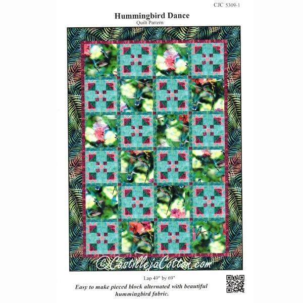 Hummingbird Dance Quilt Pattern From Castilleja Cotton