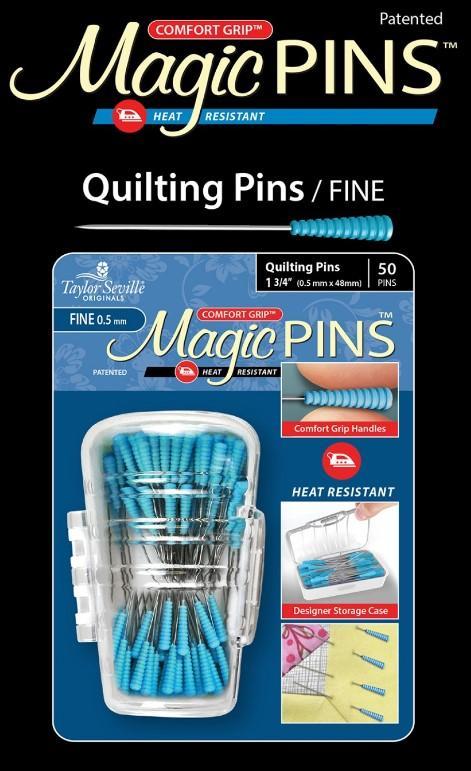 Magic Pins Fine Quilting 50Pc - 1 3/4", .5Mm