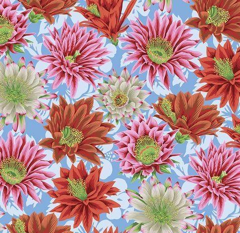 Kaffe Collective Cactus Flower Multi For Freespirit Fabrics