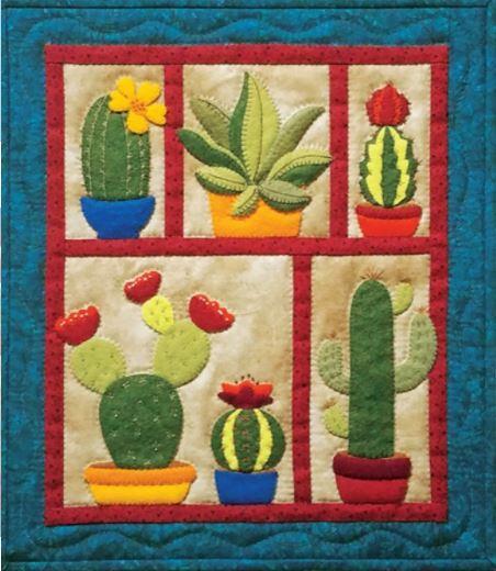 Succulents Wall Quilt Kit from Rachel's of Greenfield