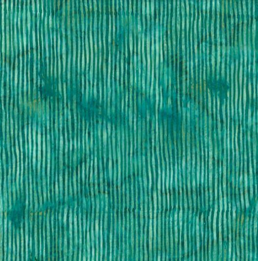 Bali Batik Turquoise Stripe From Holffman Fabric