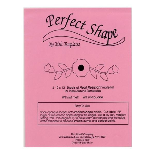 Perfect Shape Plastic Template Sheet, 4 Count