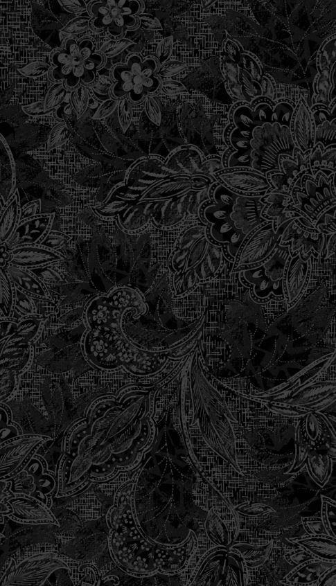 Shadows Jacquard Black 118" Wide Back By Oasis