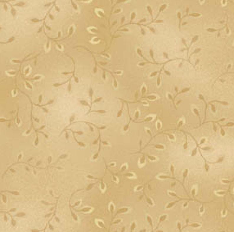 Folio Basics Leaves Cerulean by Color Principle for Henry Glass Fabrics