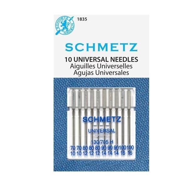 Schmetz Universal Machine Needles, Size 70/80/90/100