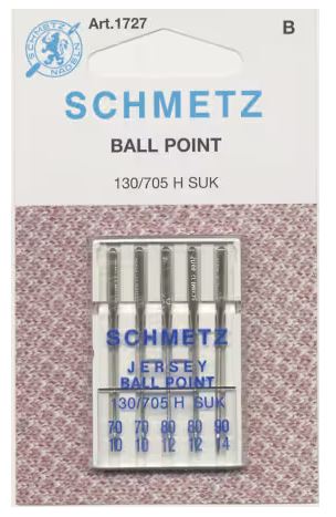 Schmetz Jersey Needles 5-Pk Assortment