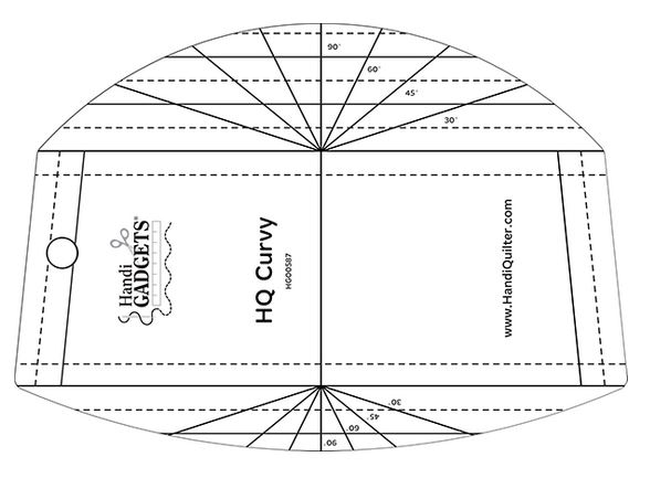 HandiQuilter Curvy Ruler