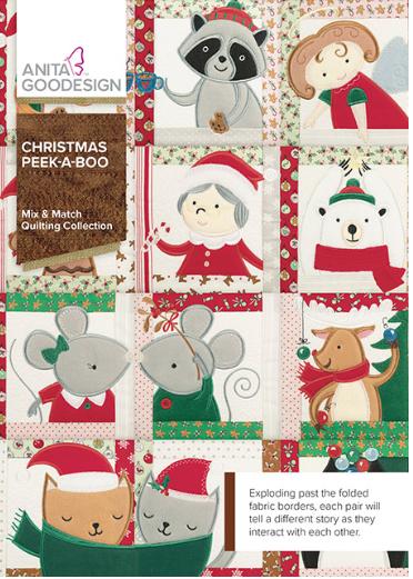 Anita Goodesign Christmas Peek-a-Boo Full Collection Embroidery Pattern