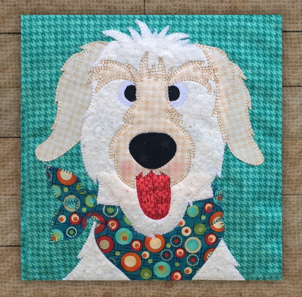 Doodle Dog  Precut Prefused Applique Kit from The Whole Country Caboodle