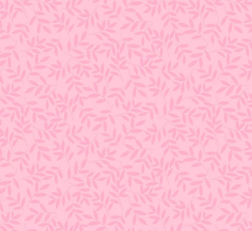 Essentials Light Pink Tossed Leaves From Wilminton Prints