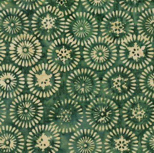 Nordic Grass Snowflake Burst From Island Batik