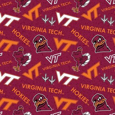 Virginia Tech Logo Tossed By Sykel 