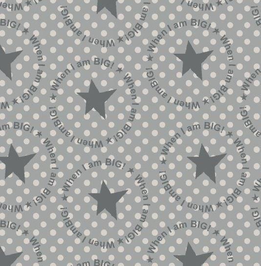 When I Am Big Circle Star Gray By Country Caboodle From Henry Glass