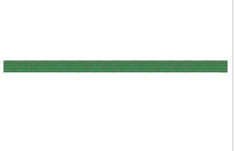 1/4" Elastic 5 Yards Green