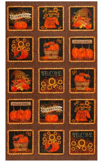 Welcome Fall Panel From Benartex