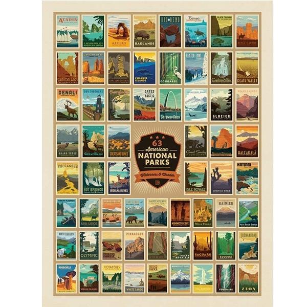 National Parks Wilderness Wonders Panel by Anderson Design Group for Riley Blake Designs