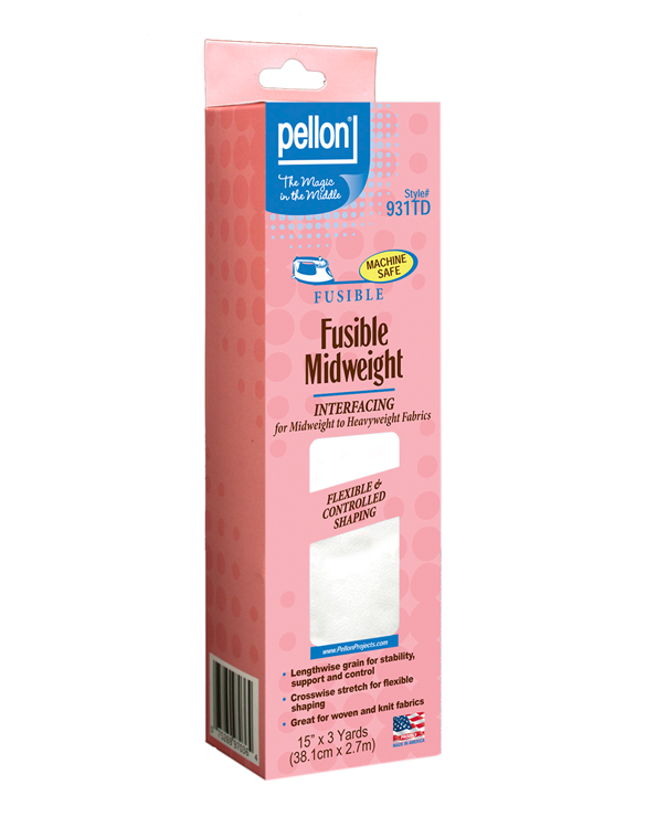 Pellon 931TD Fusible Midweight Interfacing 22"