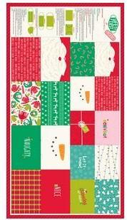 Safety First Holiday Panel From Moda Fabrics