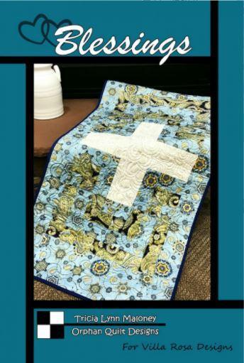 Blessings Table Runner Pattern by Tricia Lynn Maloney for Villa Rosa Designs