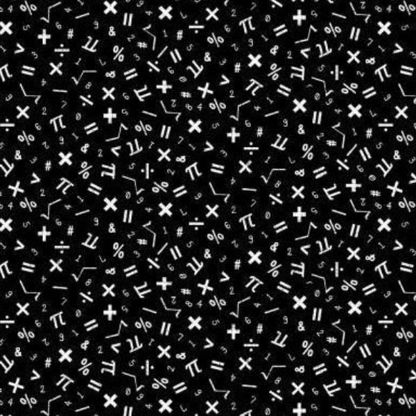 It'S Elementary Symbols Black From Windham Fabrics