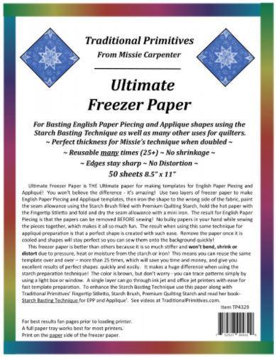 Ultimate Freezer Paper From Traditional Primitives