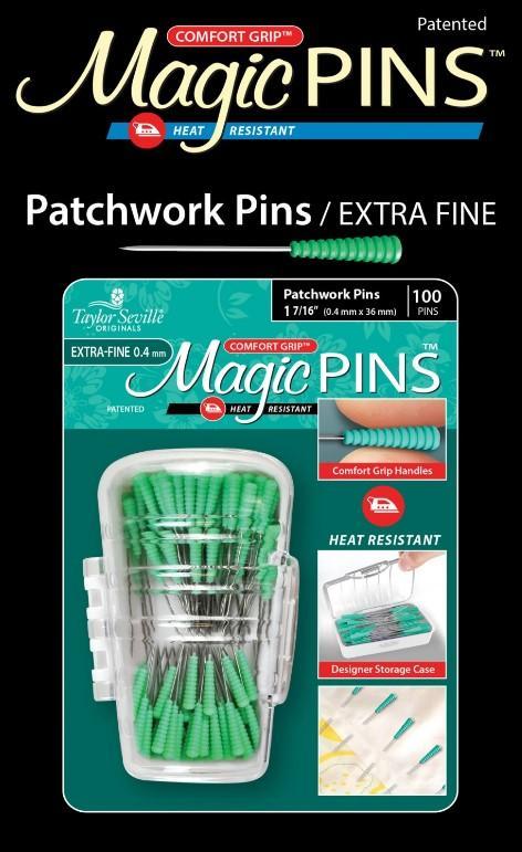 Magic Pins Patchwork Extra Fine, 100 Pins