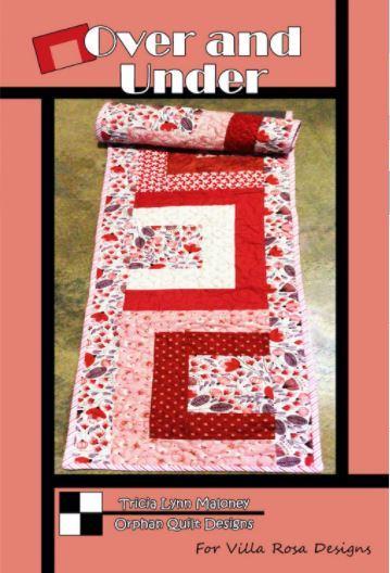 Over and Under Table Runner Pattern by Tricia Lynn Maloney for Villa Rosa Designs
