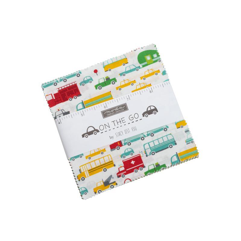 On the Go Charm Pack  by Stacy Iest Hsu from Moda Fabrics