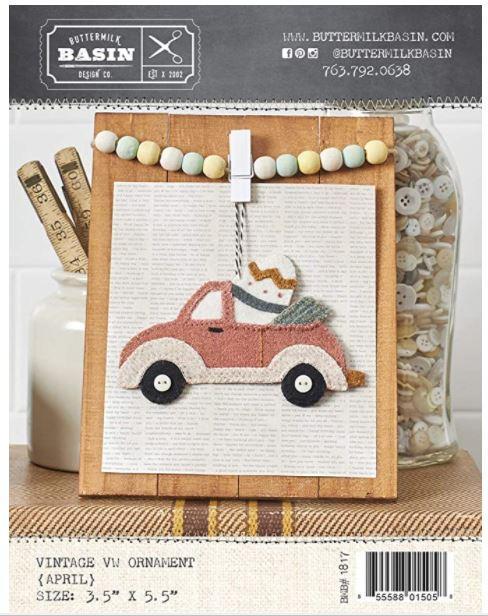 Vintage Vw April Ornament Pattern From Buttermilk Basin